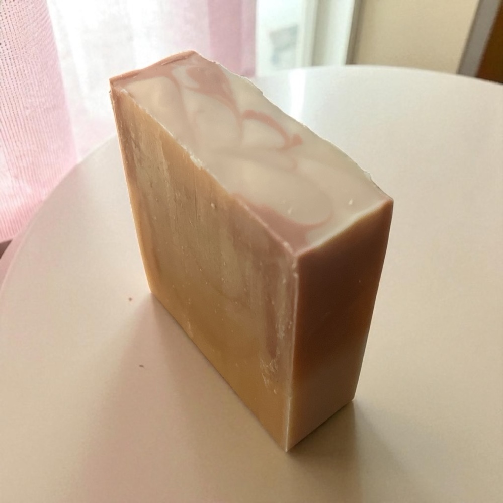Goat Milk Soap- Cinnamon Roll Hand Crafted Bar - Picture 2 of 2